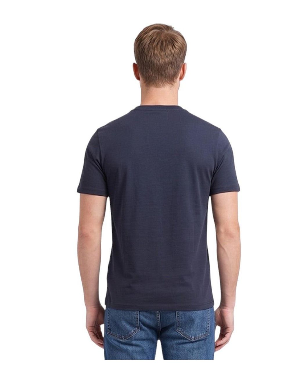 K-Way Blue Crew Neck T-Shirt for men