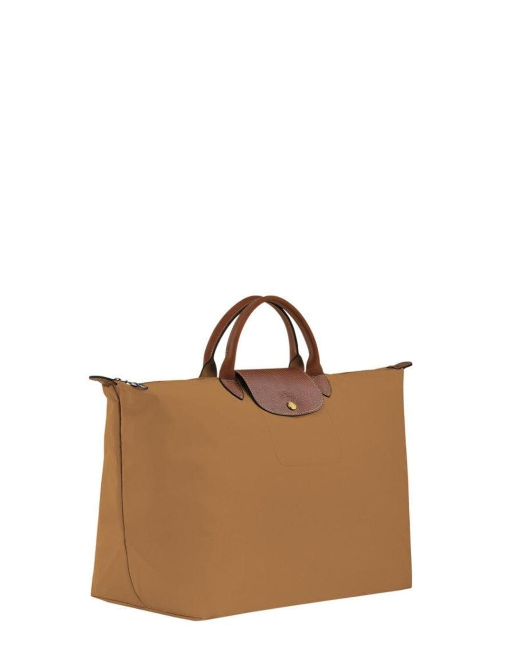 Longchamp Brown Le Pliage Original Large Tote