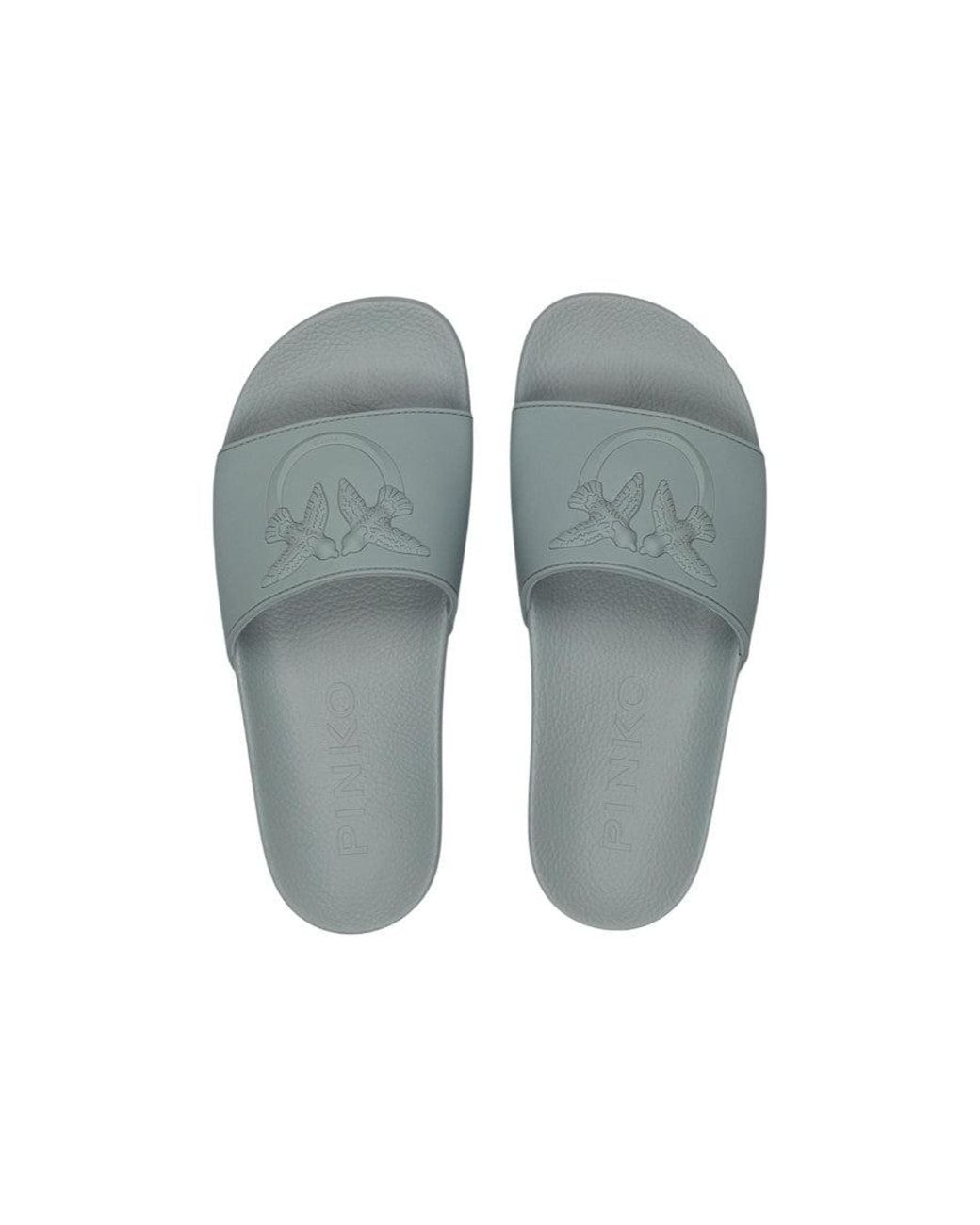 Pinko Blue Ice Solid Dilly 01 Slippers & Slides
