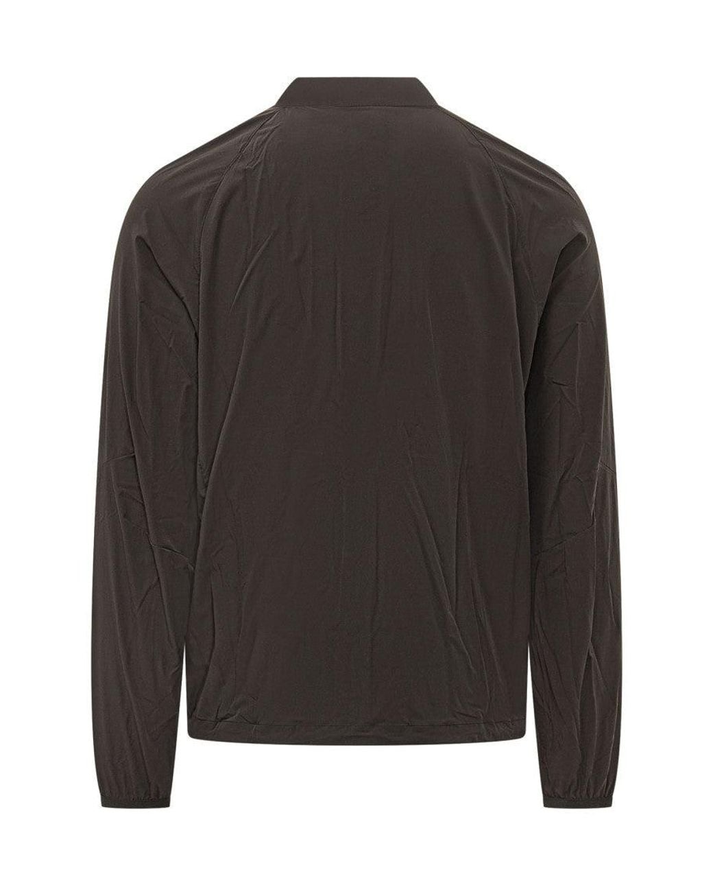 Represent Gray Solid Mock Collar Jacket for men