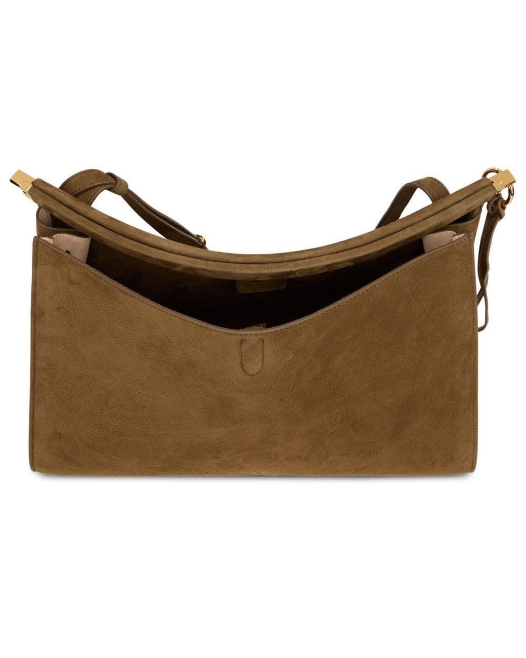 Alaïa Brown Le Click Pocket 35 Large Shoulder Bag