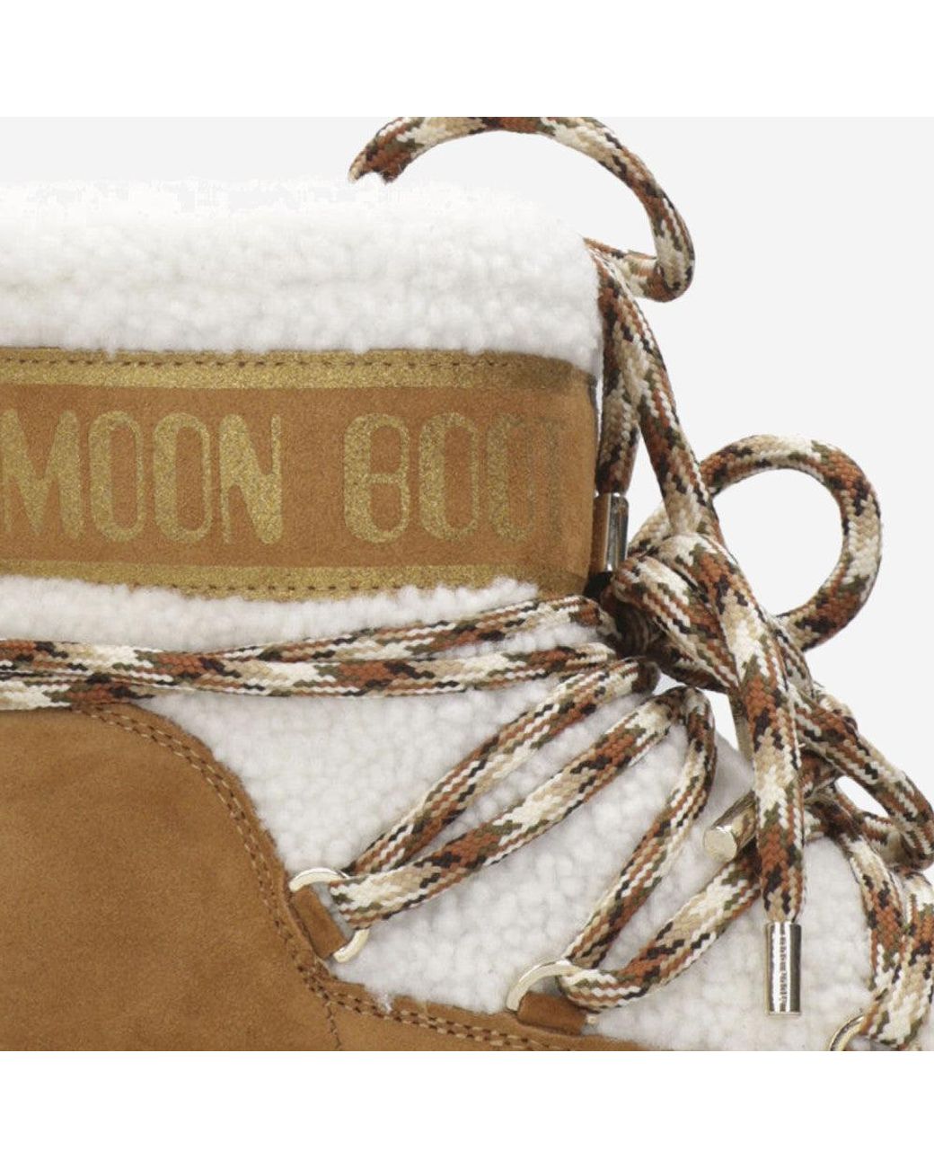 Moon Boot Metallic Two-Tone Ankle Boots
