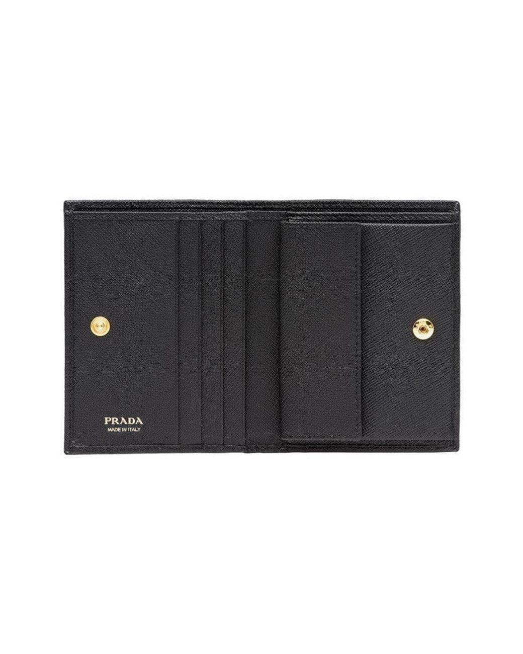Prada Black Logo Wallet