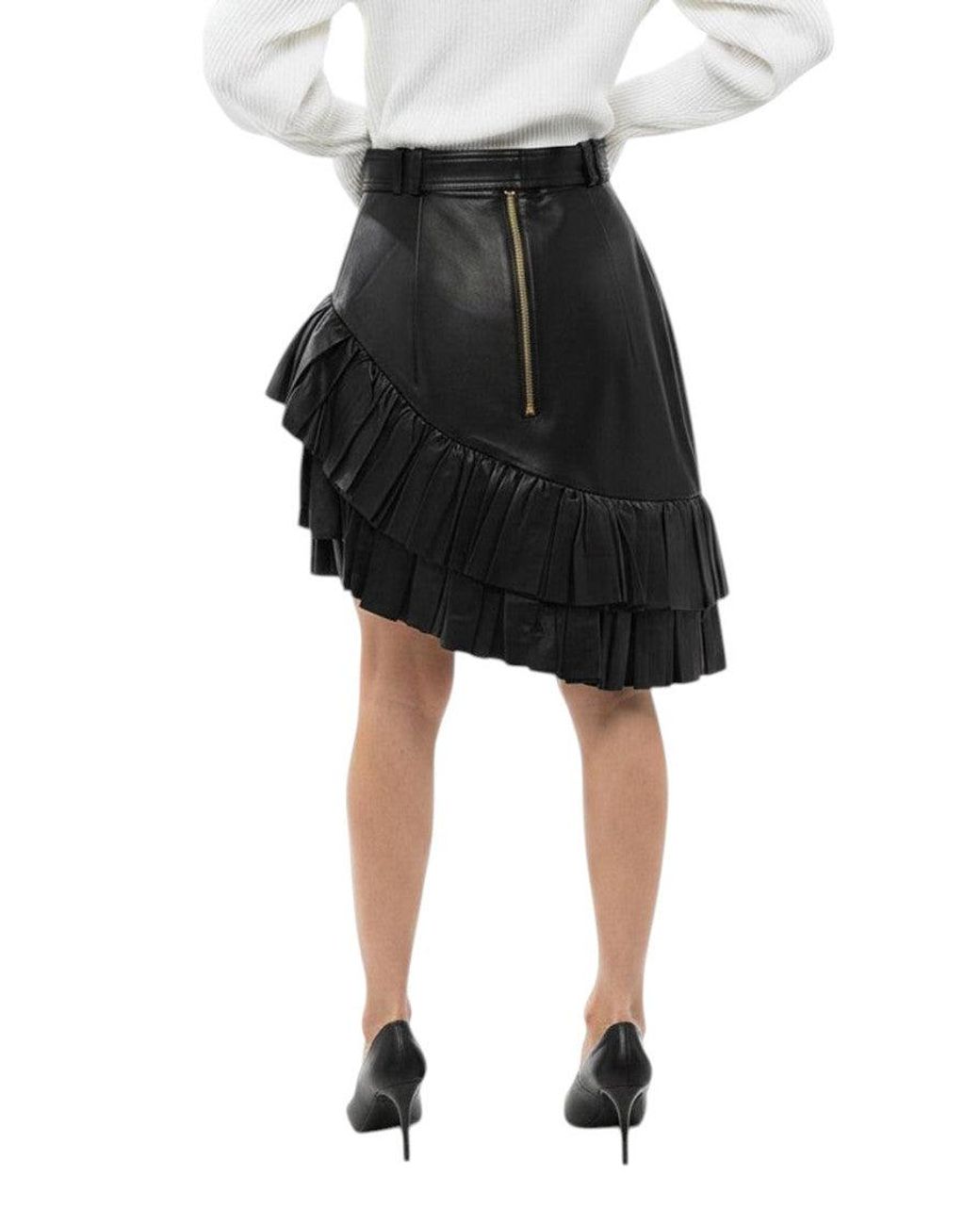 Balmain Black Above Knee Skirt