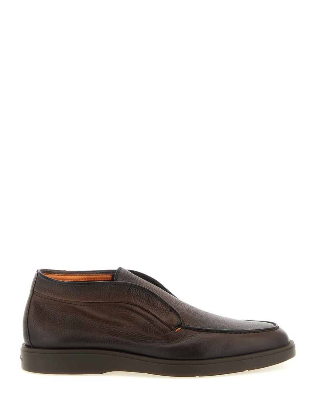 Santoni Brown Digits Boots for men