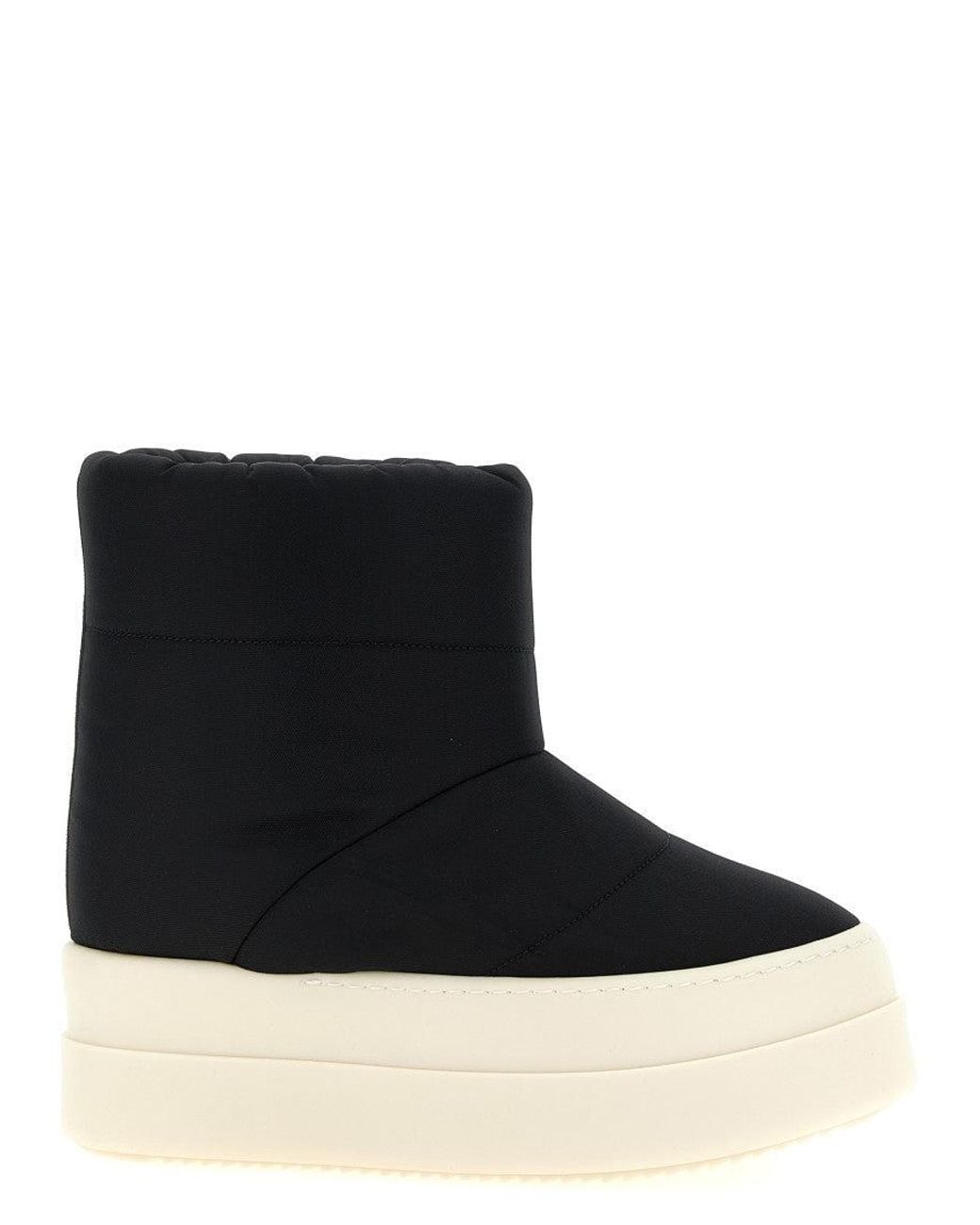 Rick Owens Black 'Mega Bumper Low Lunar' Ankle Boots
