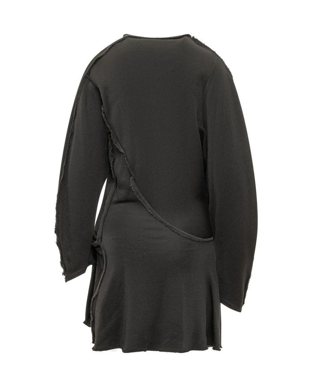 DIESEL Black Crew Neck Mini Dress