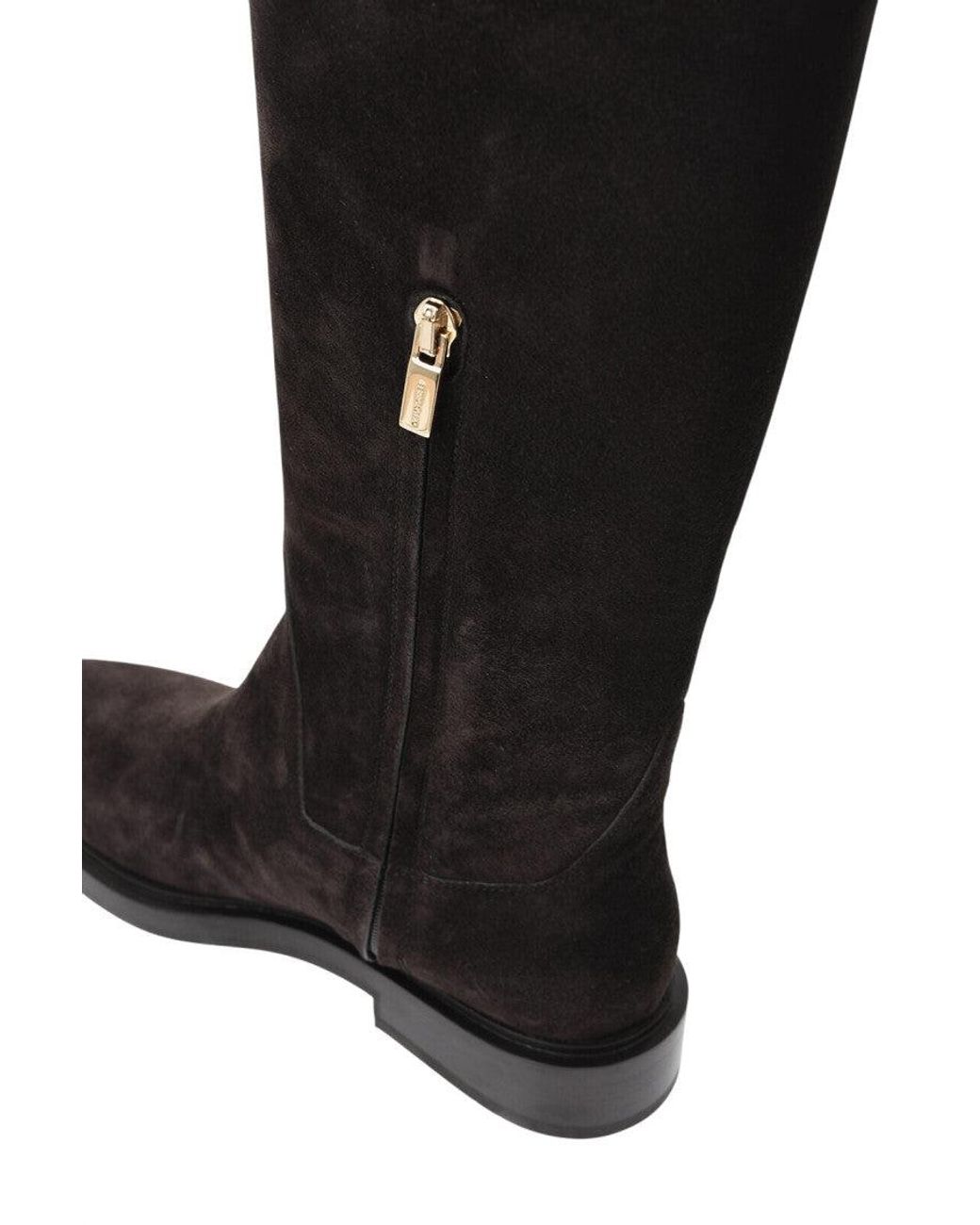 Ferragamo Black Roly Boots