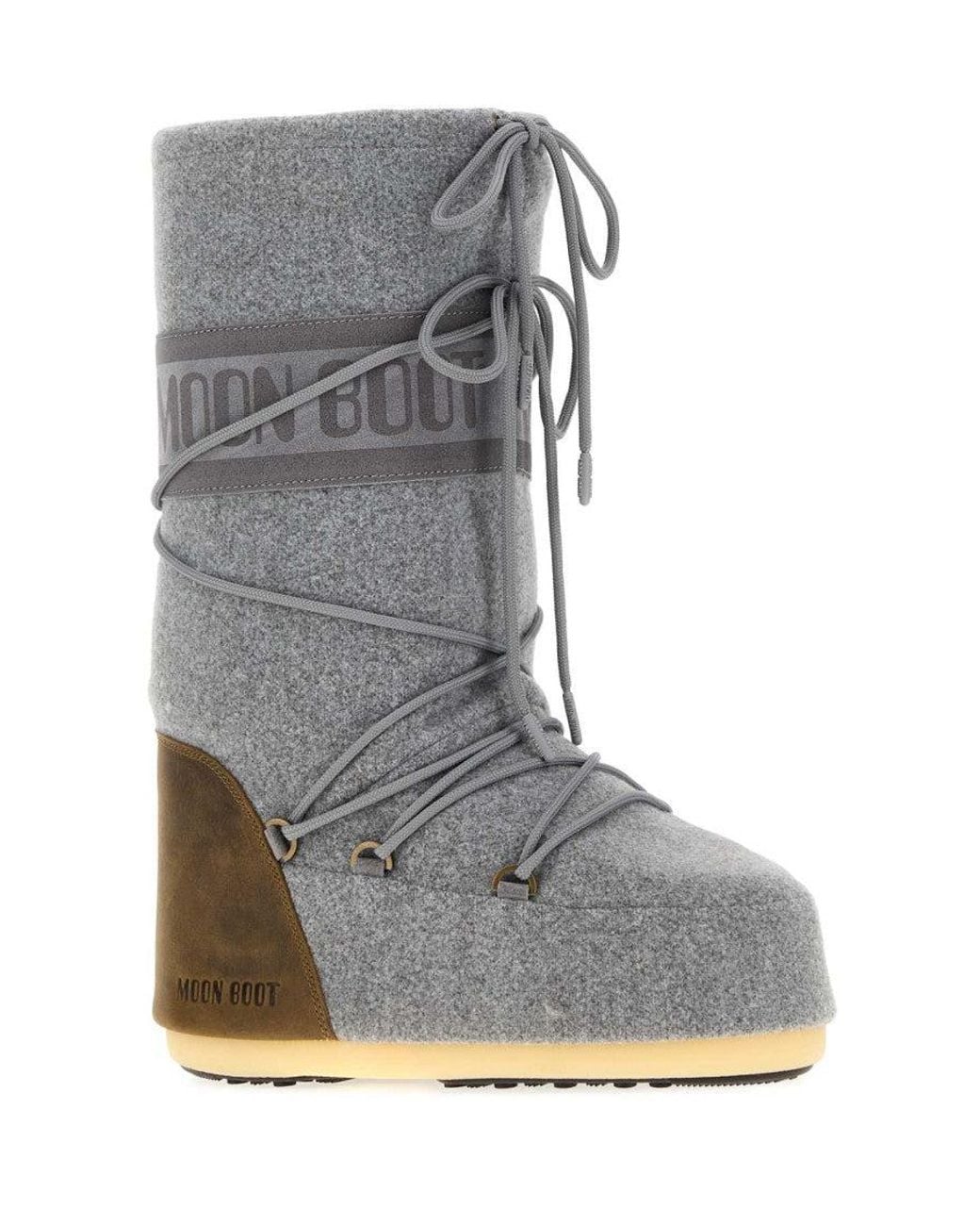 Moon Boot Gray Icon Snow Boots for men