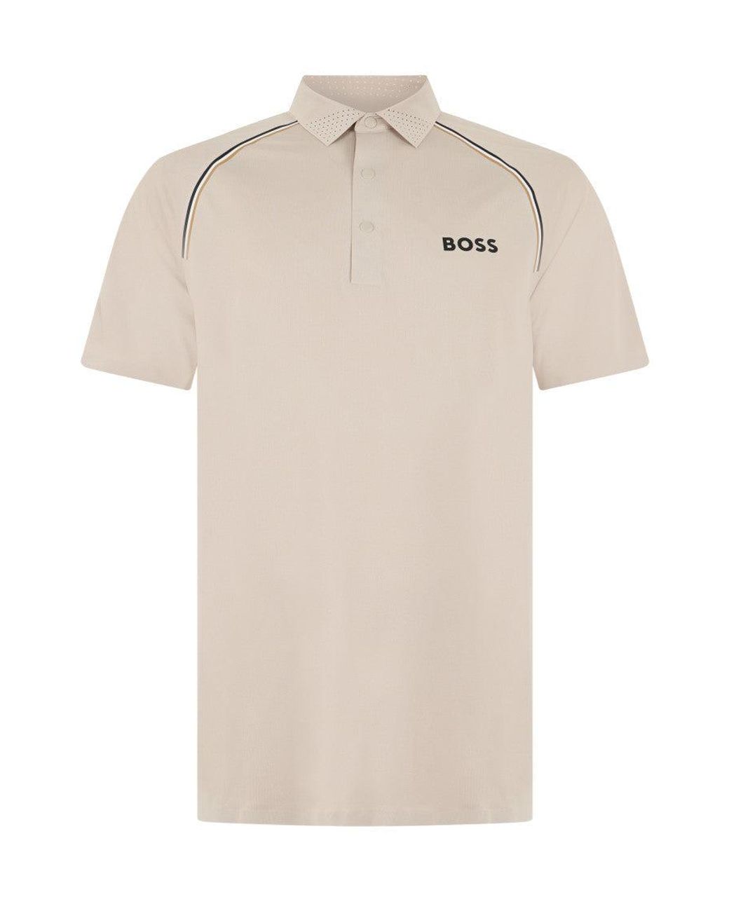 Boss Natural Light Logo Polo for men