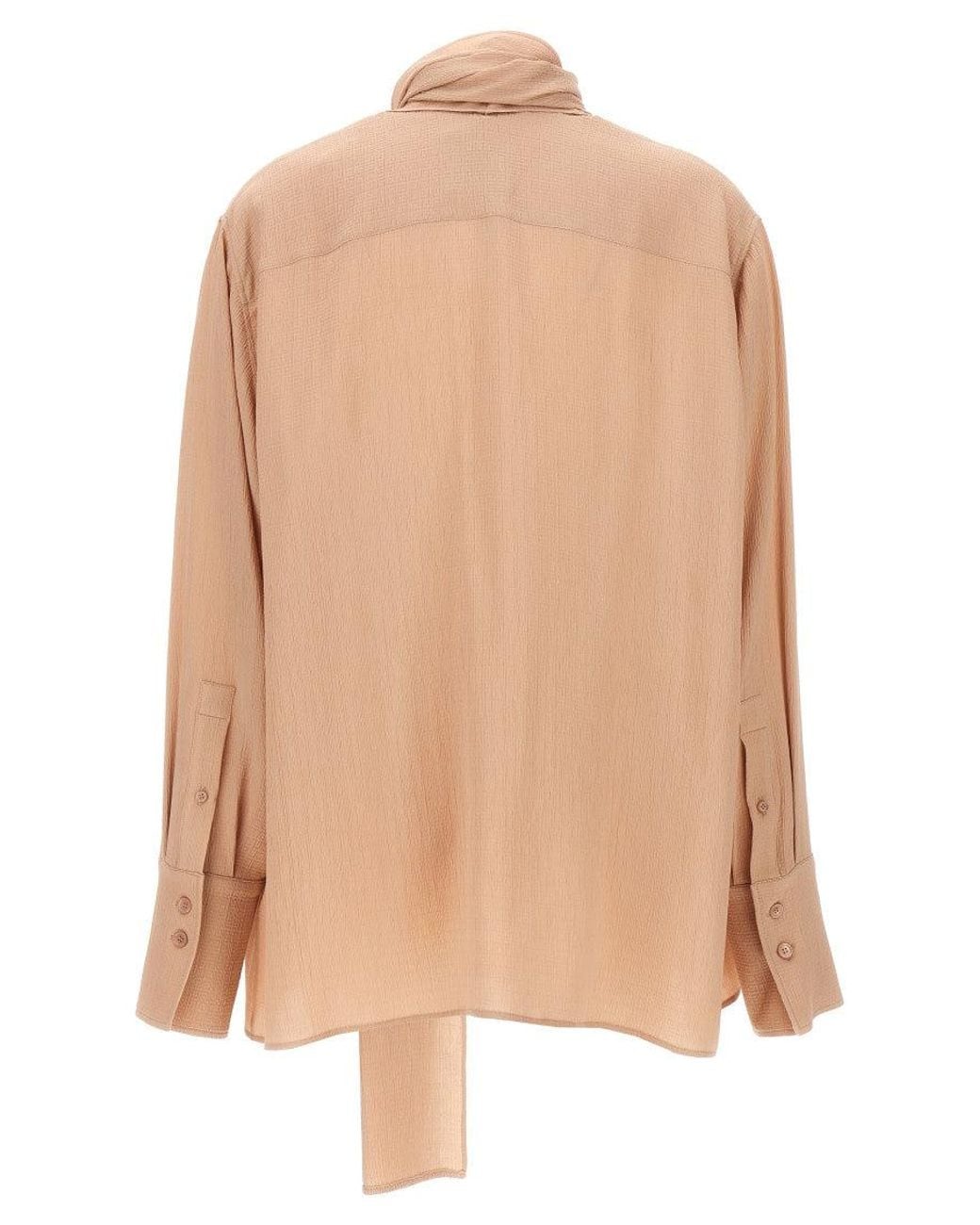 Givenchy Natural Bow Blouse