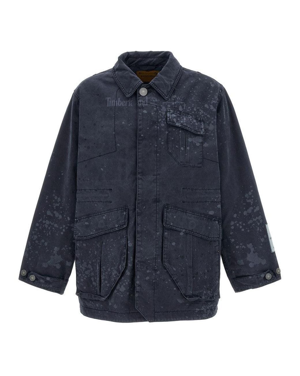 A_COLD_WALL* Blue Shirt Collar Jacket for men