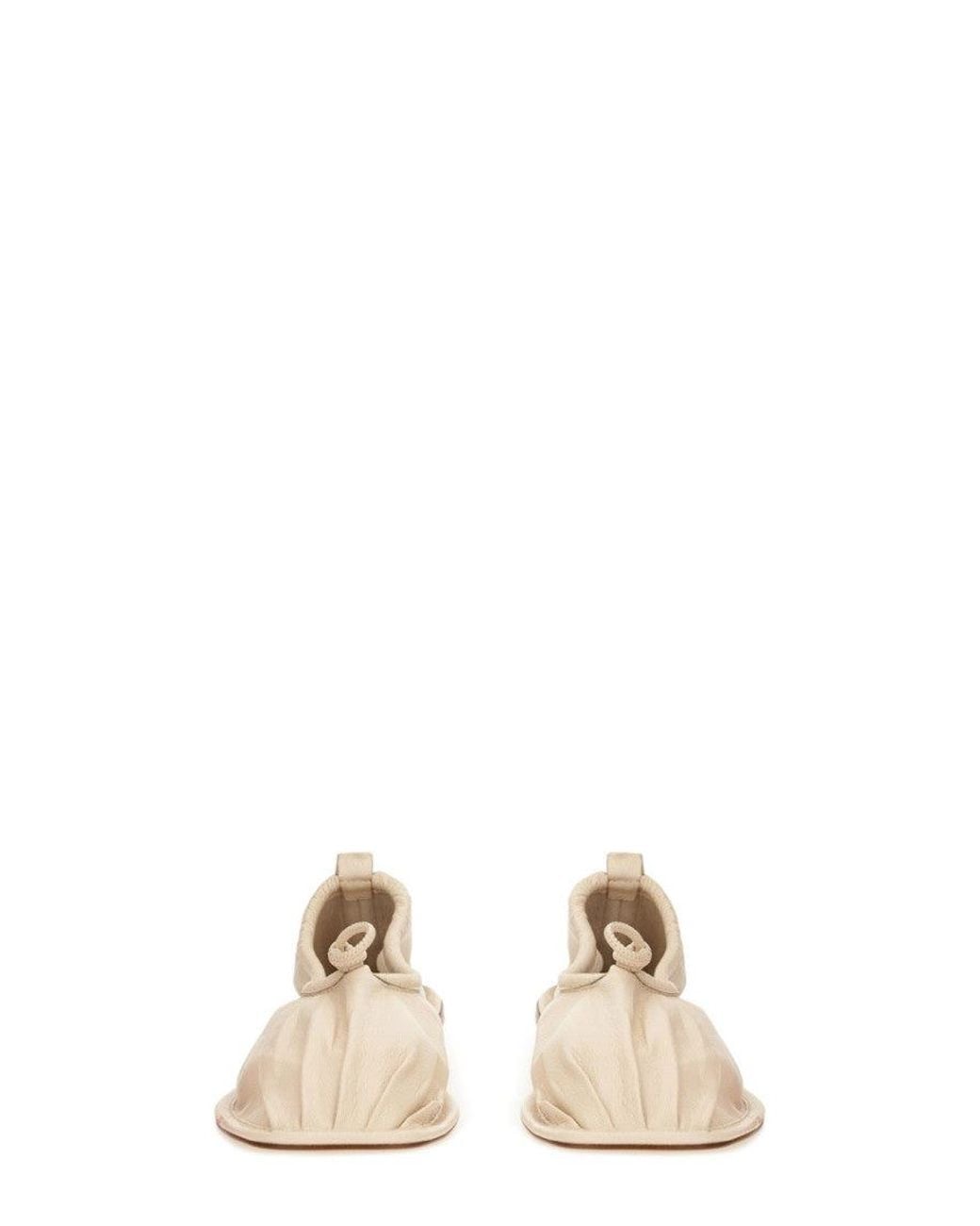 Hereu Natural Leather Flats