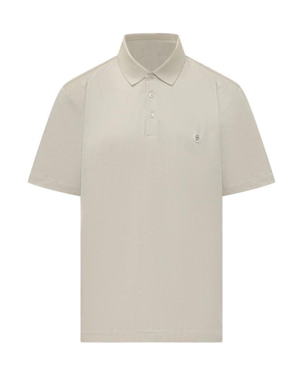 Boss White Solid Shirt Collar Polo for men