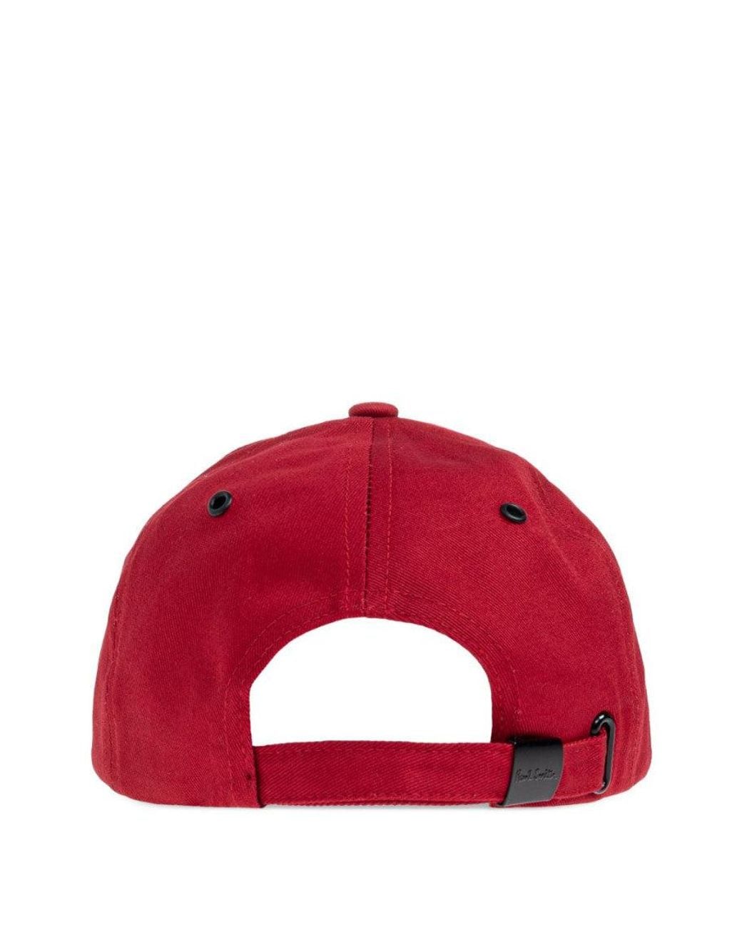Paul Smith Red Logo Baseball Hat for men
