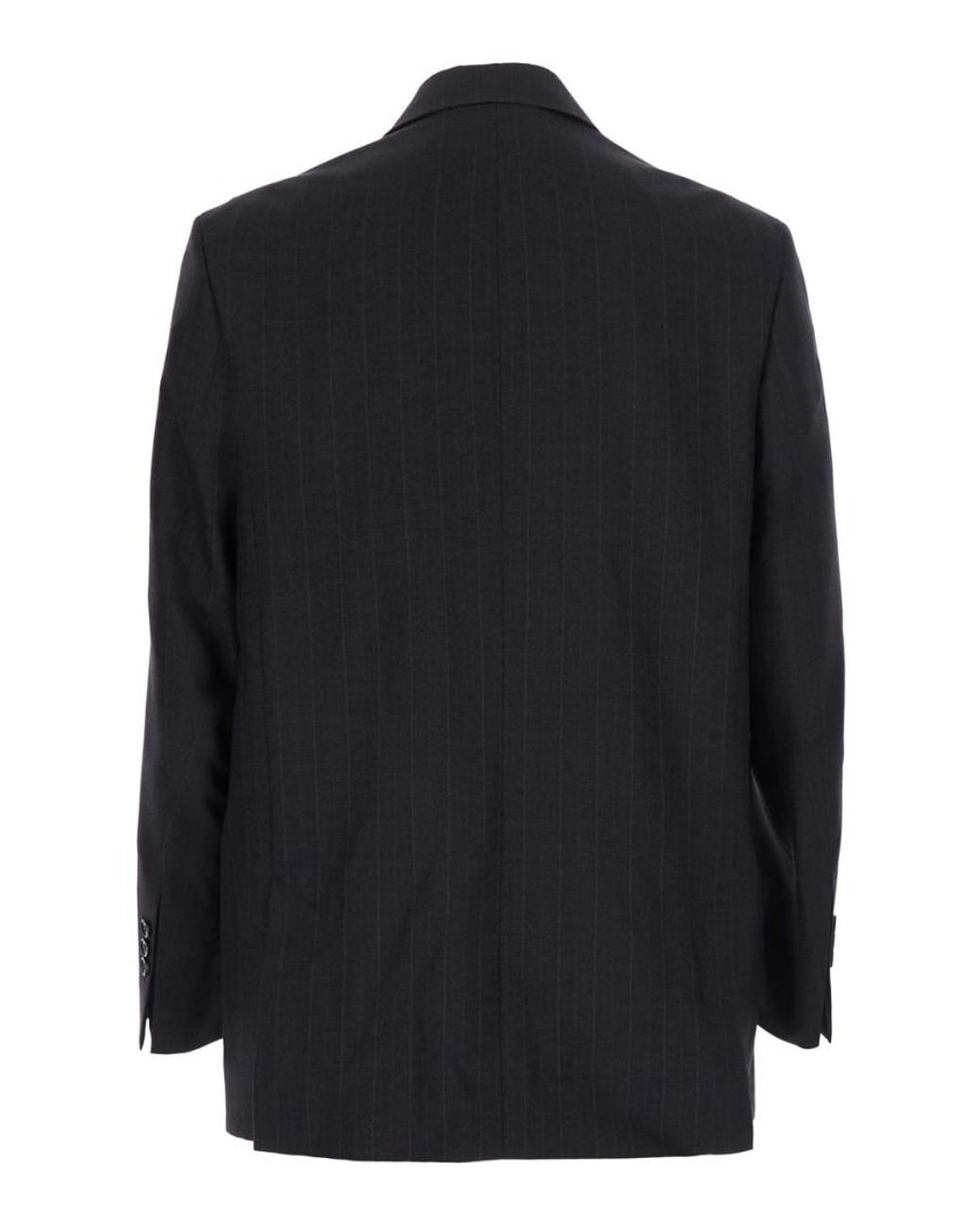 AMI Blue Stripes Blazer for men