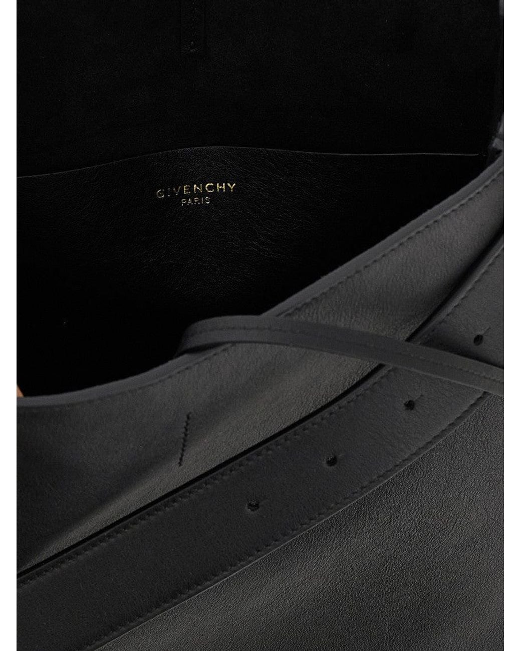 Givenchy Black Belted Medium Hobo