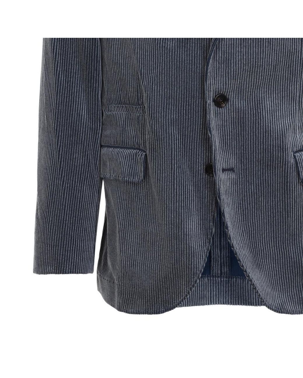 Brunello Cucinelli Gray Suit-Type Jacket for men