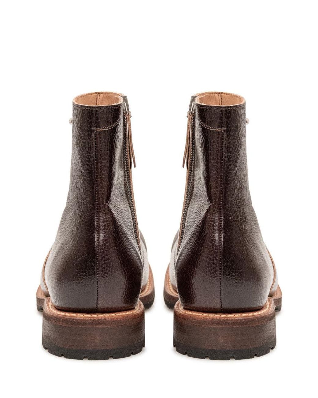 Our Legacy Brown Leather Camion Boots for men