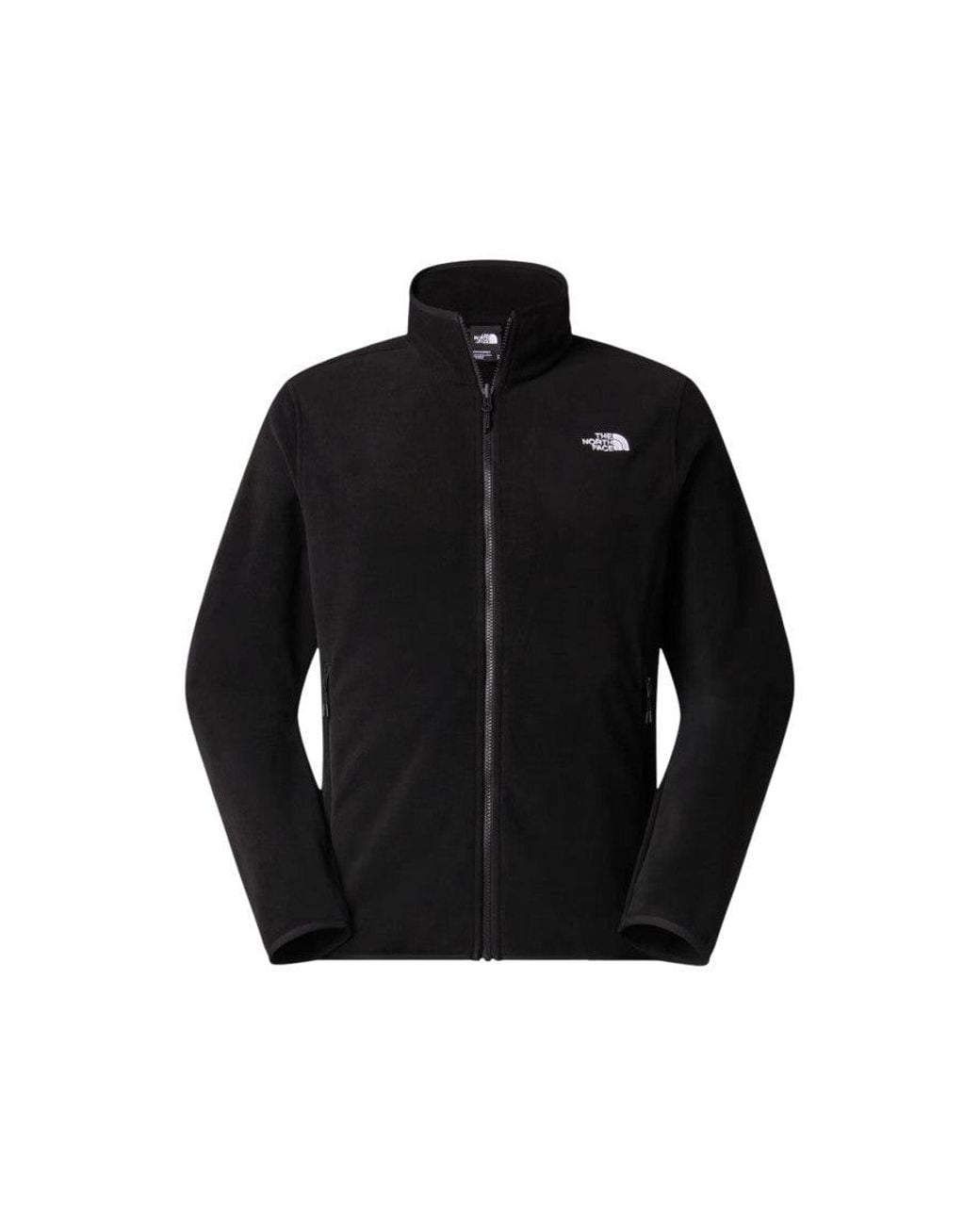 The North Face Black Logo Mock Collar Jacket for men