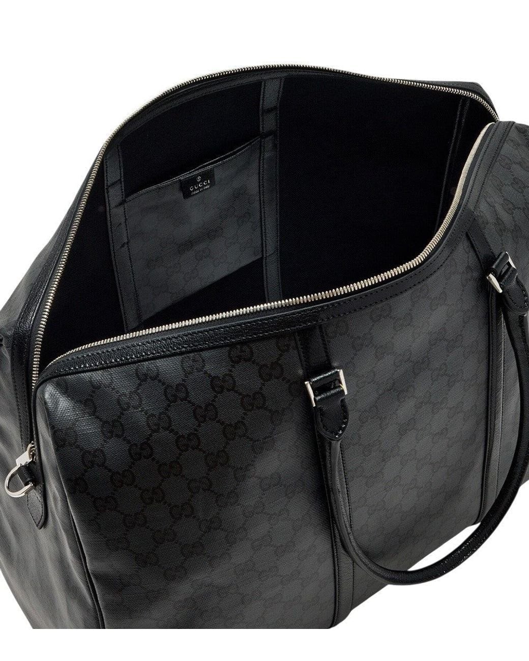 Gucci Black Essence Classic Large Duffle Bag for men