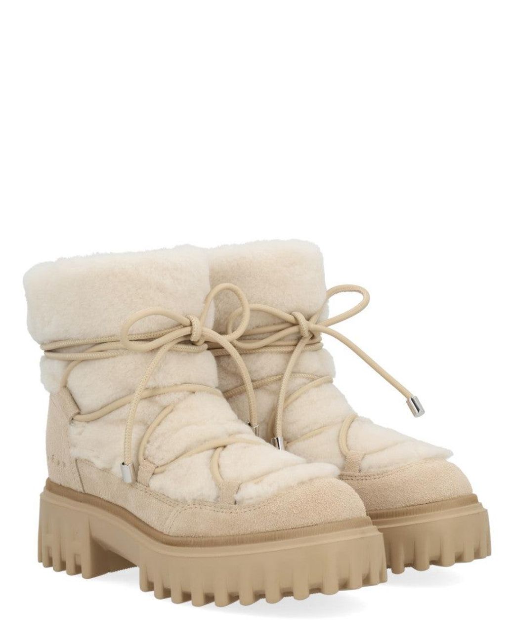 Hogan Natural Ankle Boots