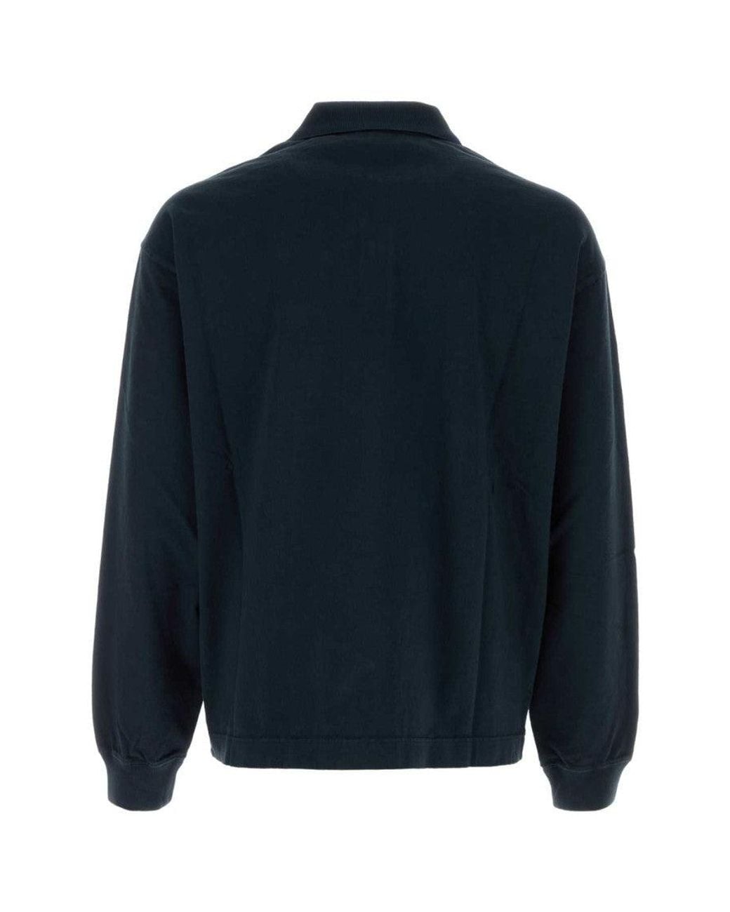 Prada Blue Dark Logo Polo for men