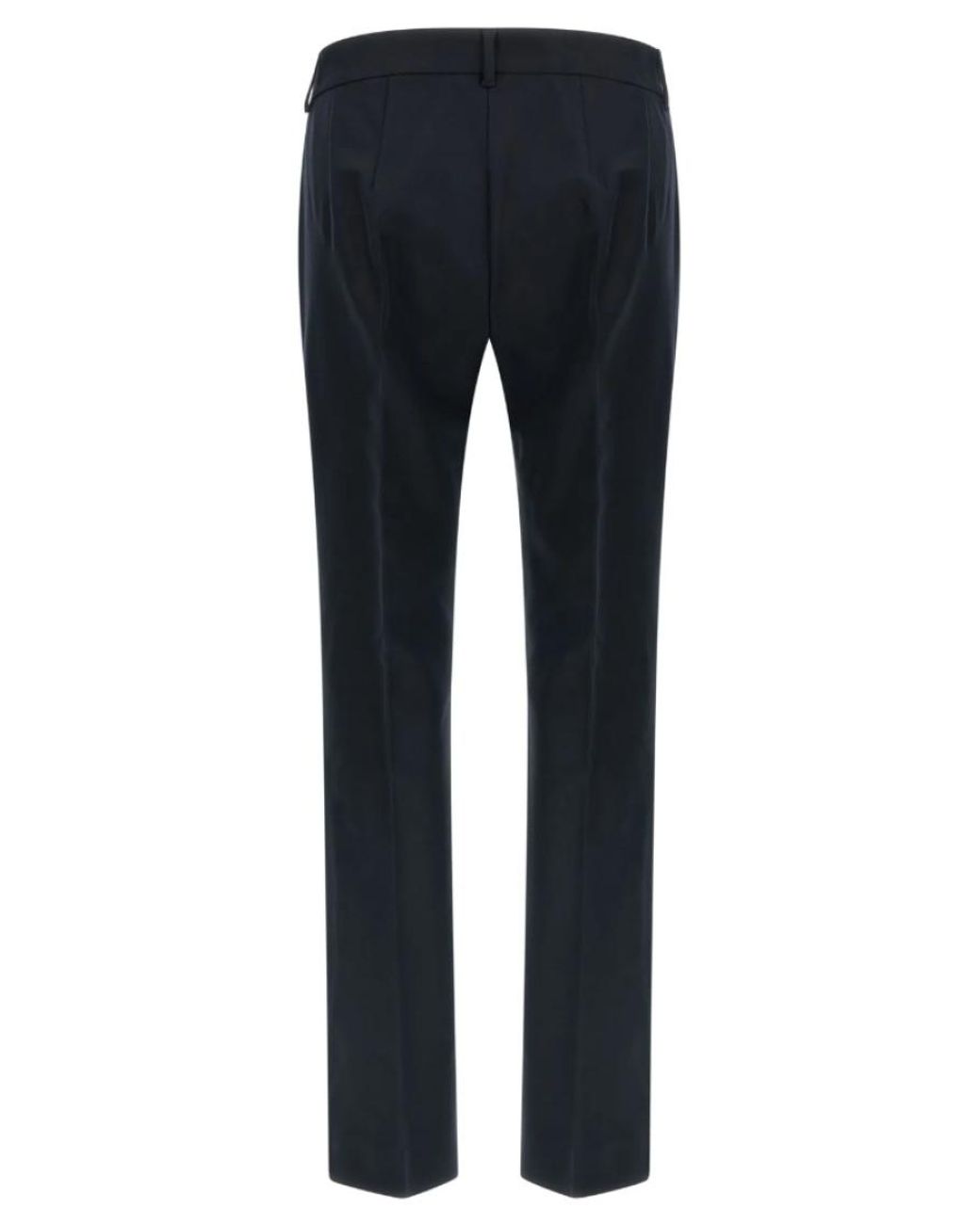 Max Mara Blue Regular Flat Front Pant