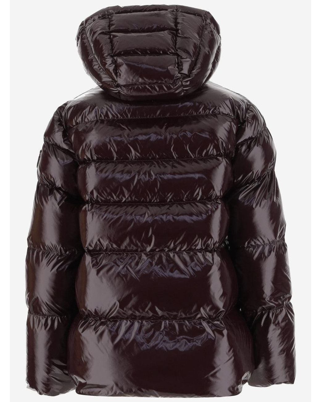Pinko Brown Burgundy Quilted Jacket
