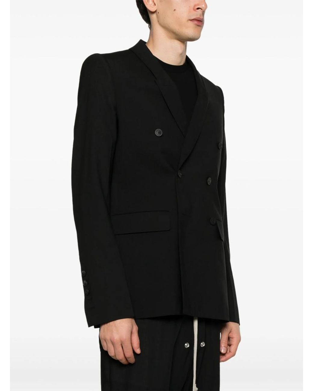 Rick Owens Black Jmf Blazer for men