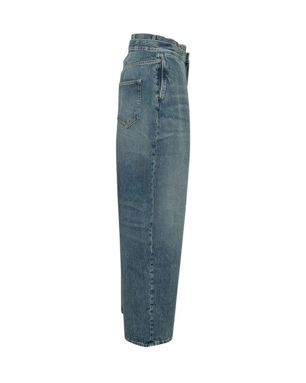 The Attico Blue High Rise Jeans