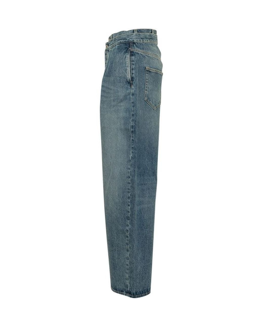 The Attico Blue High Rise Jeans