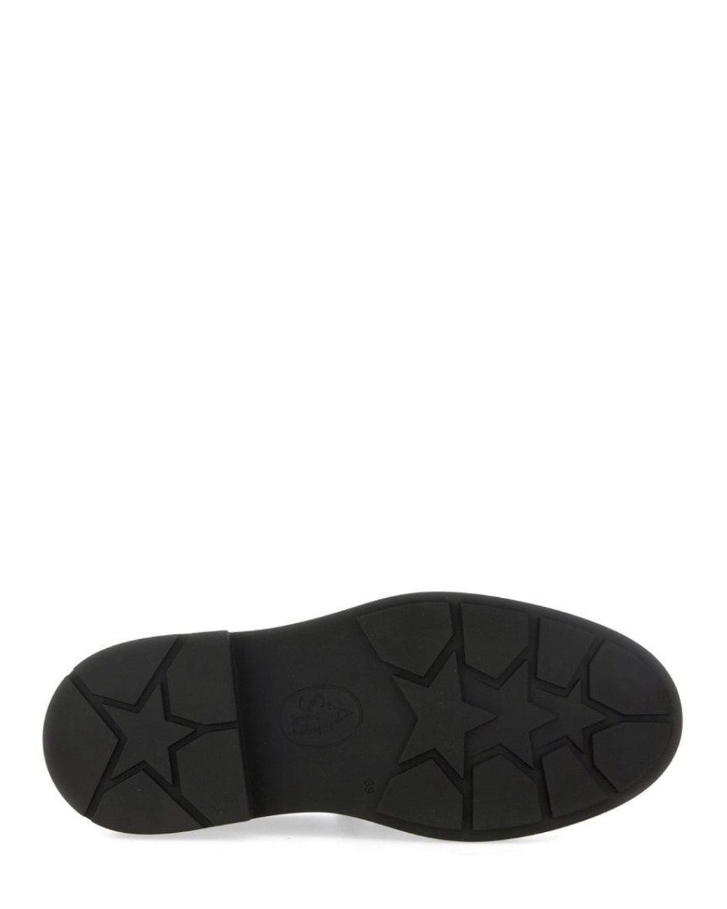 Ash Black Leather Loafers