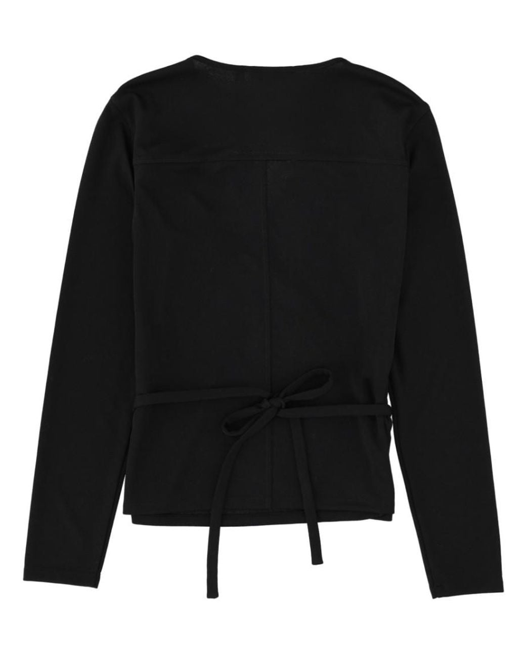 Theory Black Solid V Neck Sweater