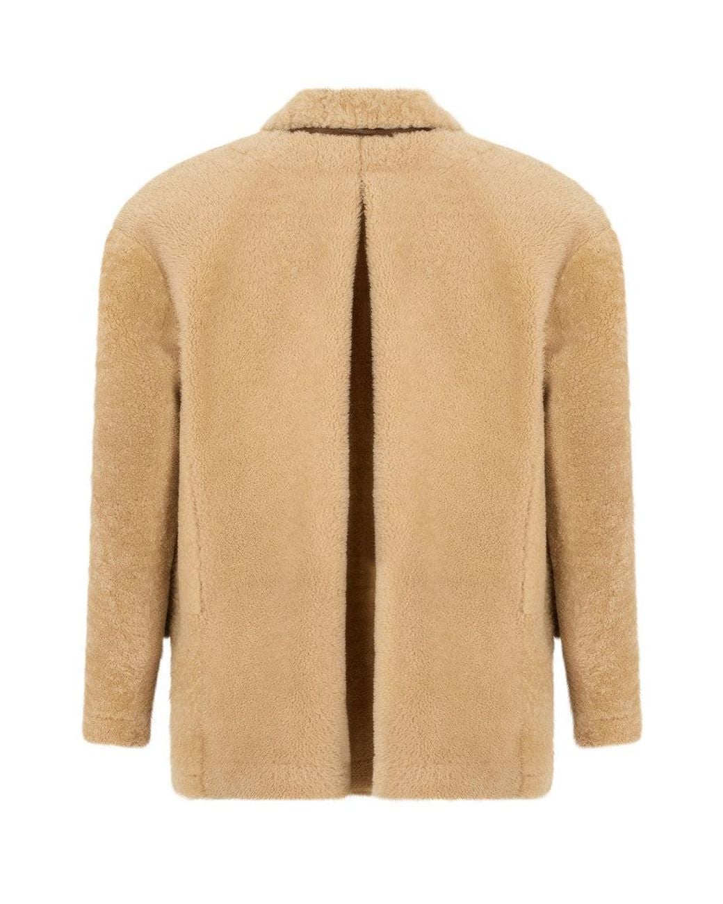 The Mannei Natural Solid Notched Lapel Blazer