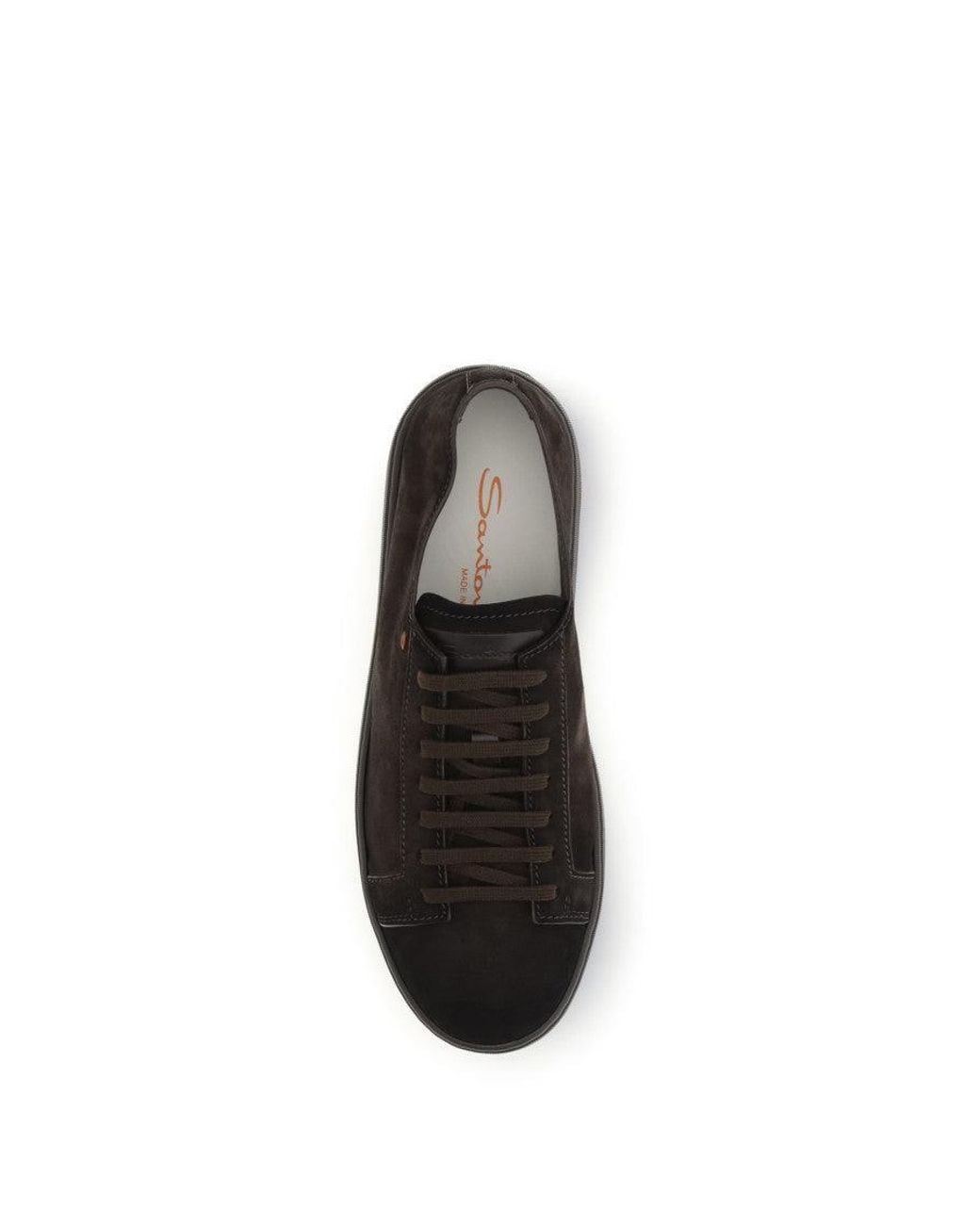 Santoni White Classic Sneakers for men