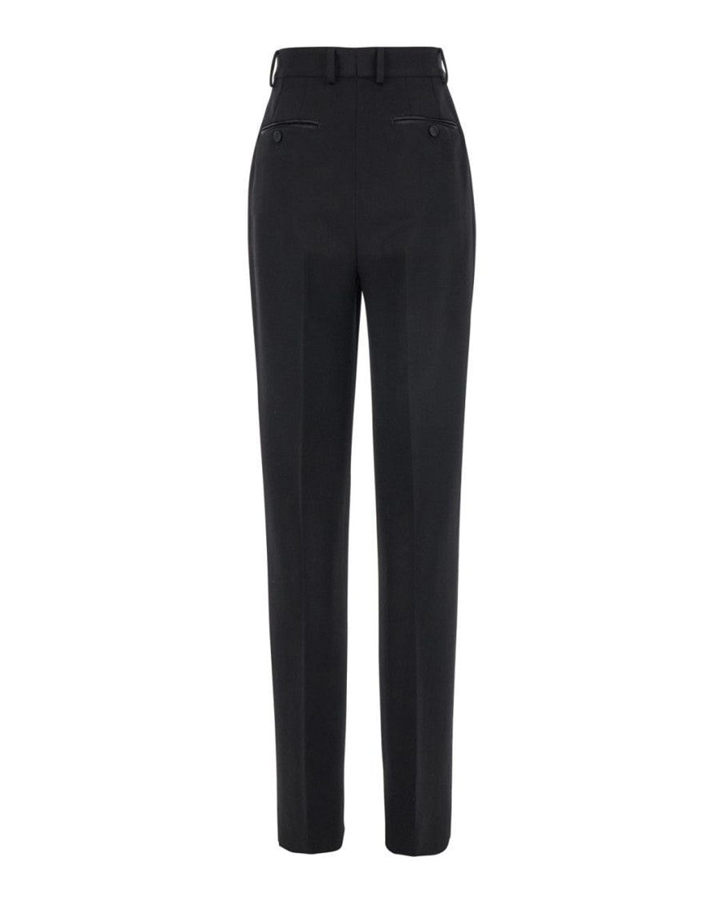 Dolce & Gabbana Blue Regular Flat Front Pants