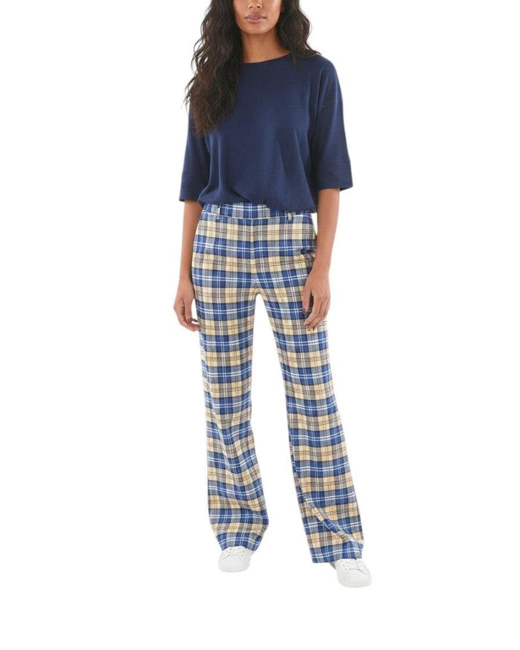 Woolrich Blue Multi Color Relaxed Fit Pants