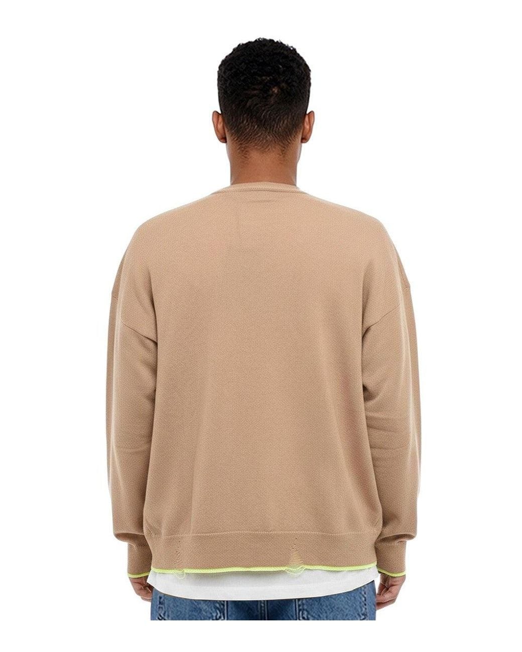 DSquared² Natural V Neck Cardigan for men