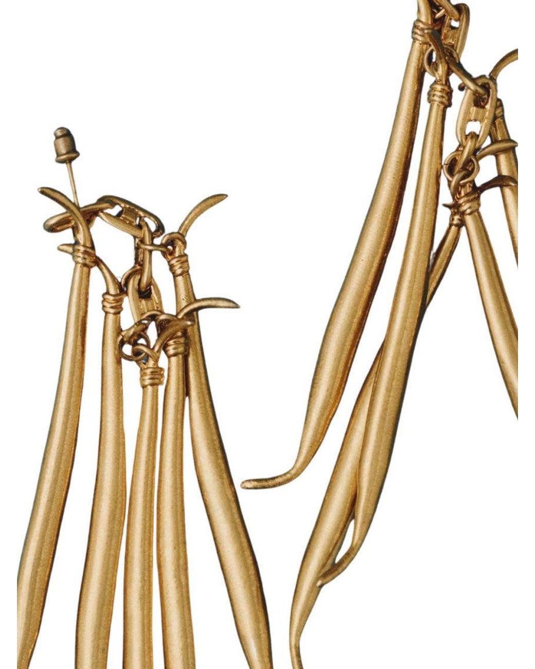 Jacquemus Metallic Les Boucles Haricots Earrings