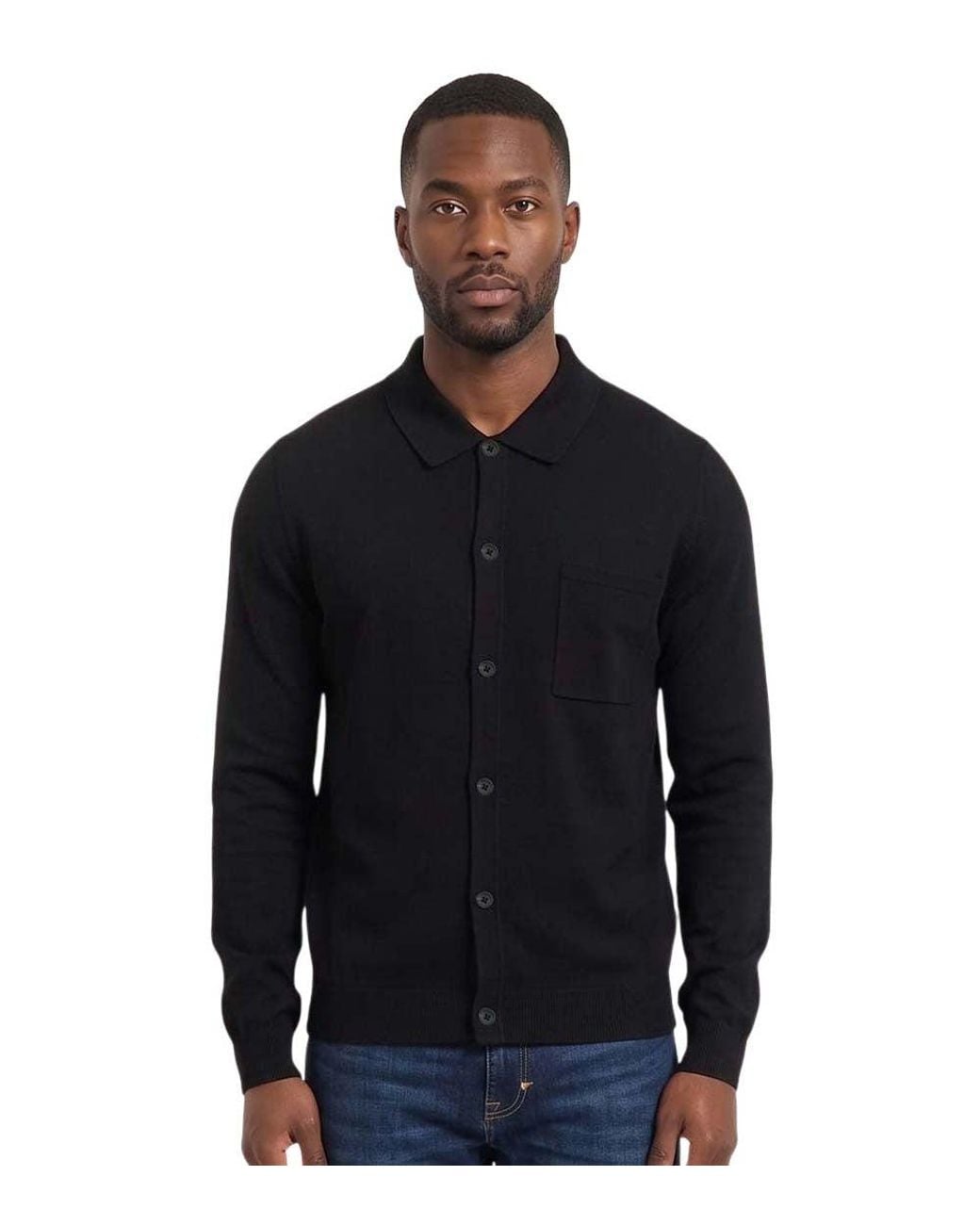HUGO Blue Shirt Collar Jacket for men