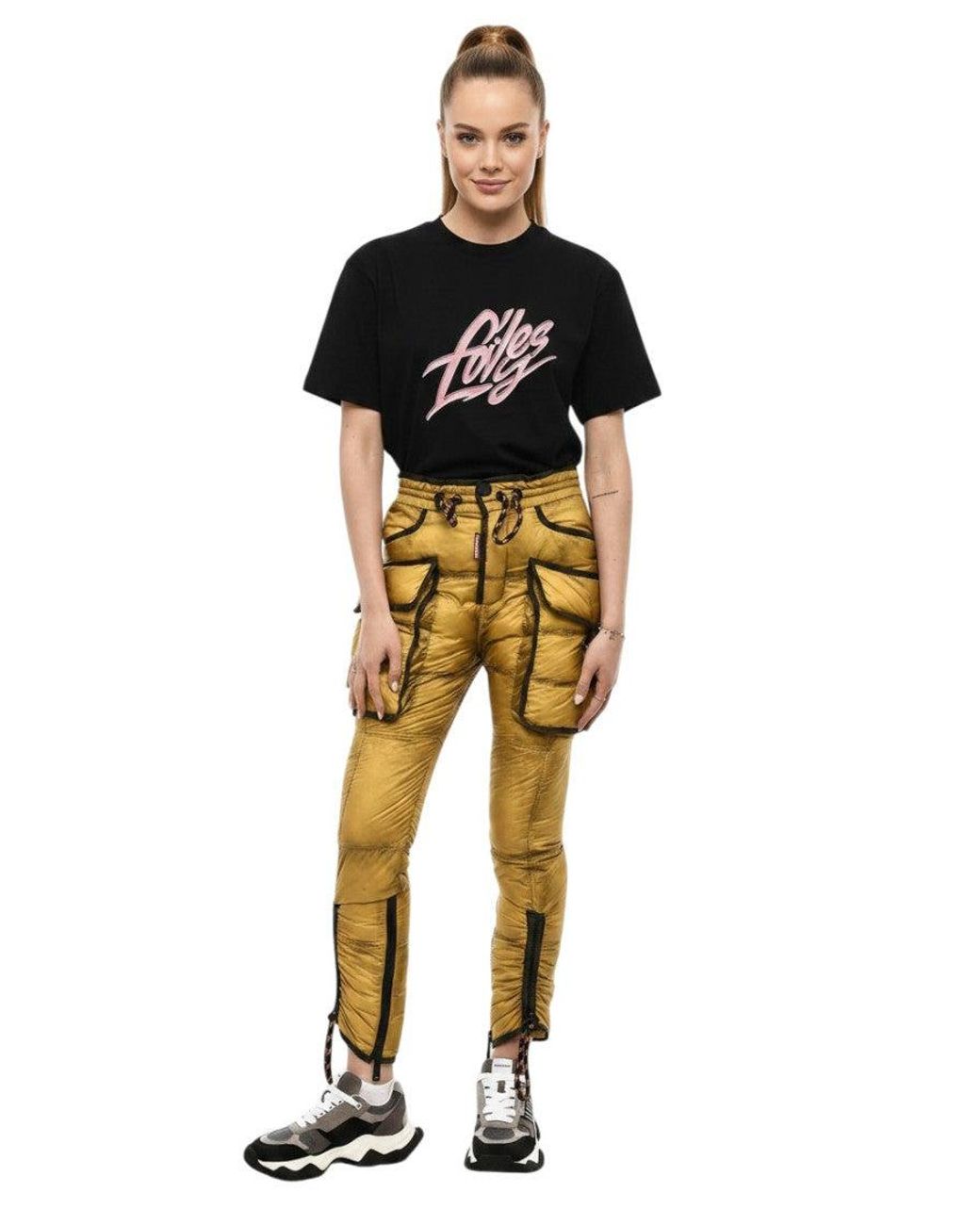 DSquared² Yellow Slim Fit Cargos