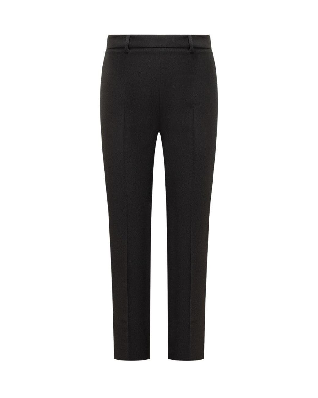 ANDAMANE Black Slim Flat Front Pants