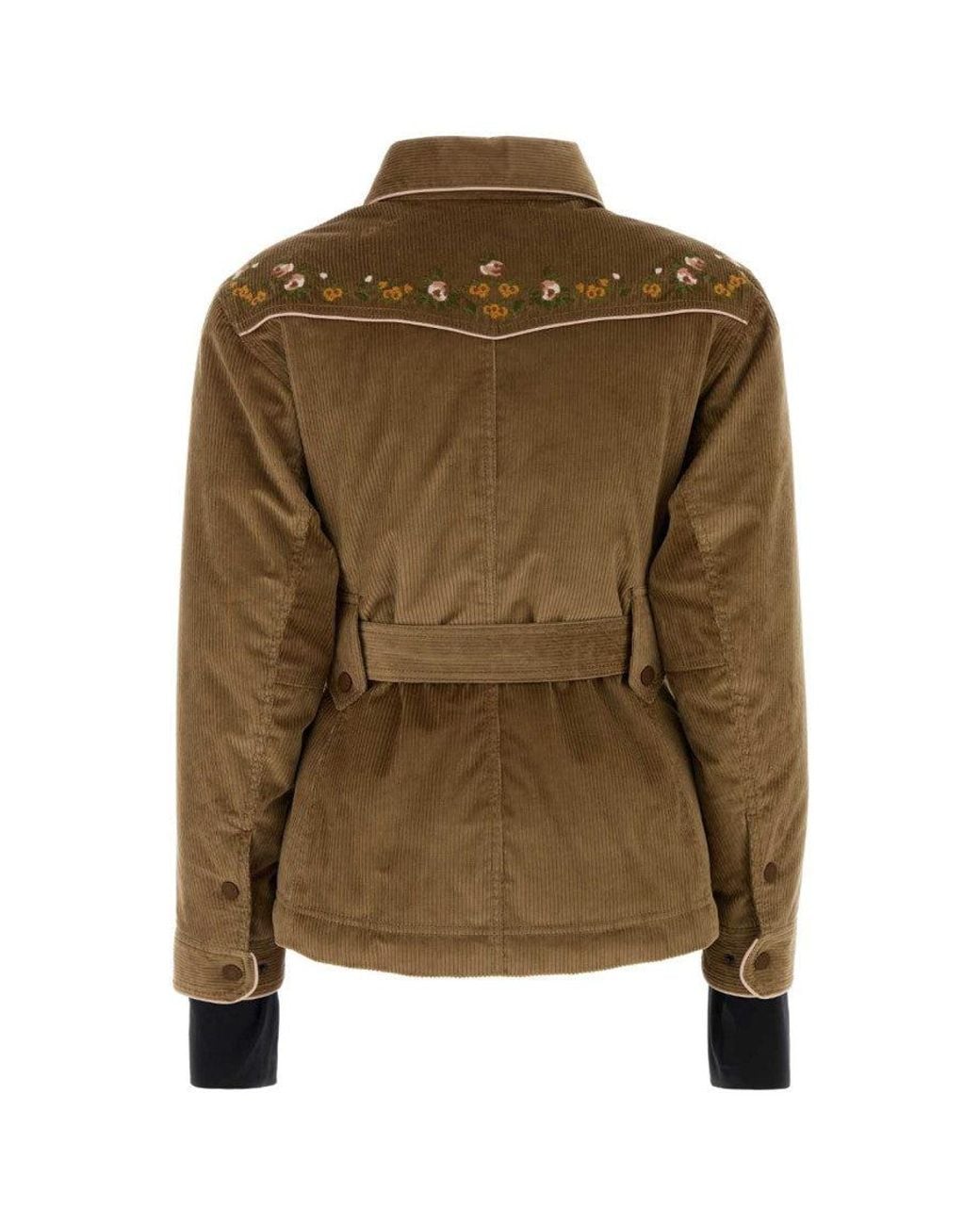 Moncler Brown Light Shirt Collar Jacket