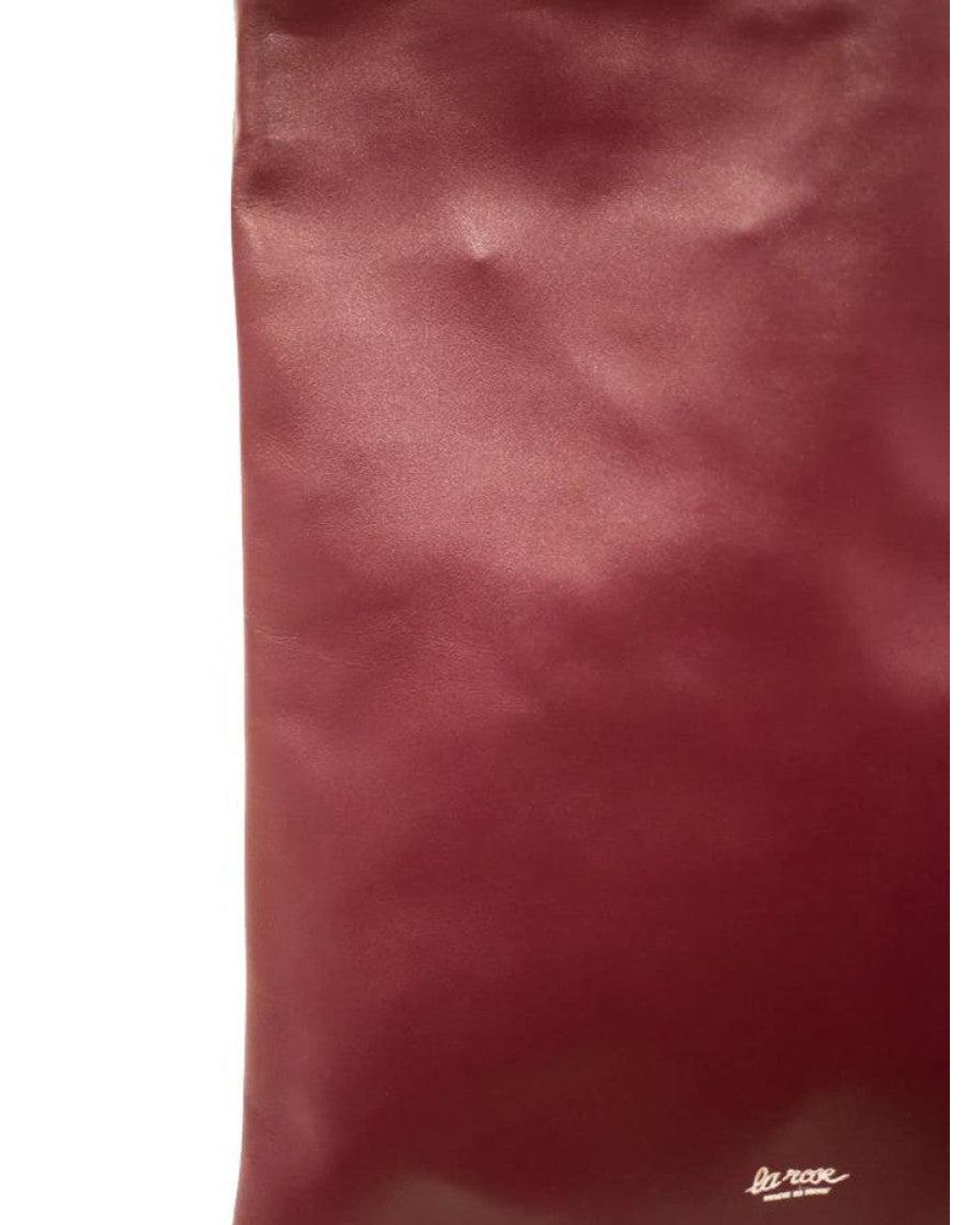 LA ROSE Red Cherry Logo Tote