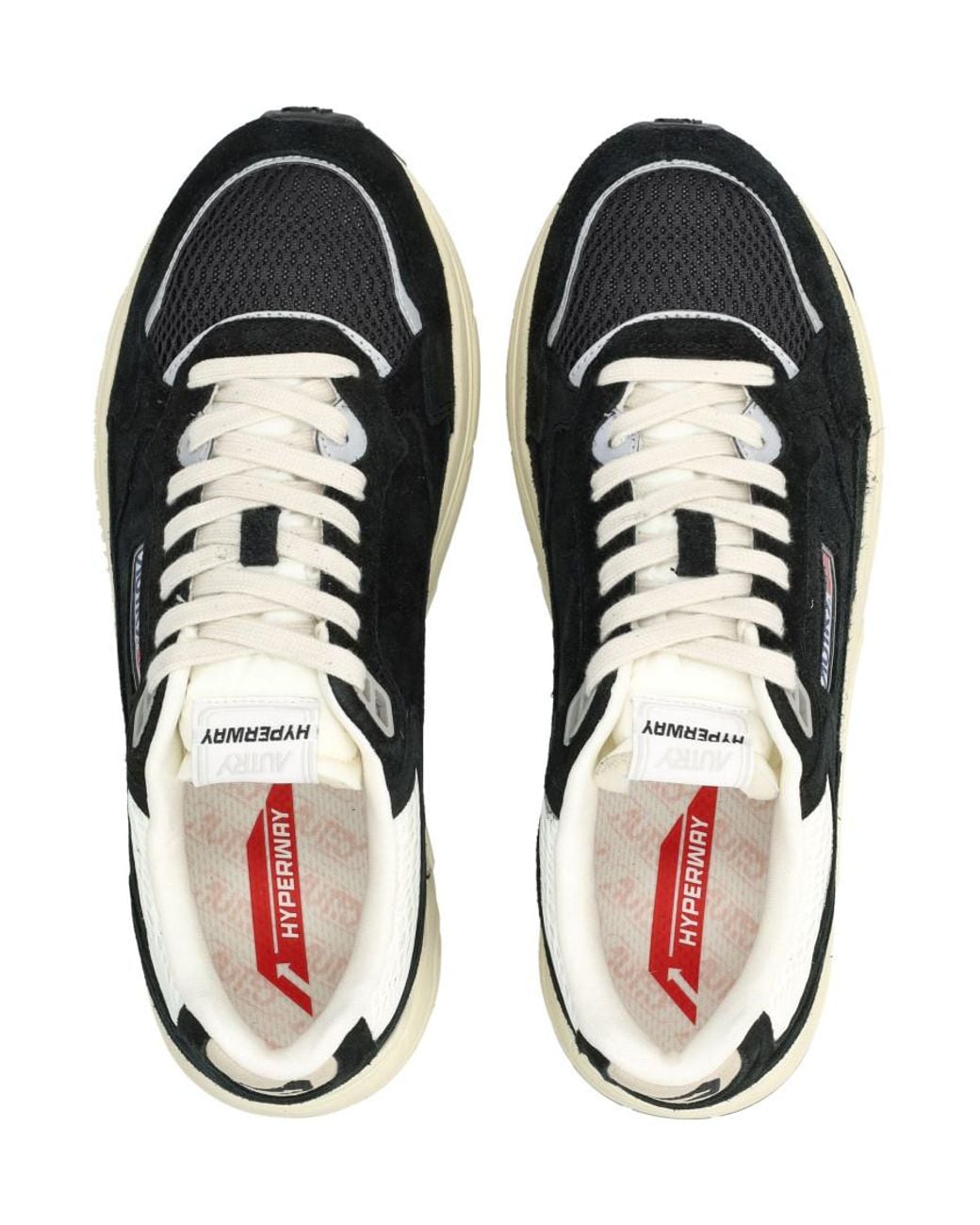 Autry Black Logo Hyperway Sneakers for men