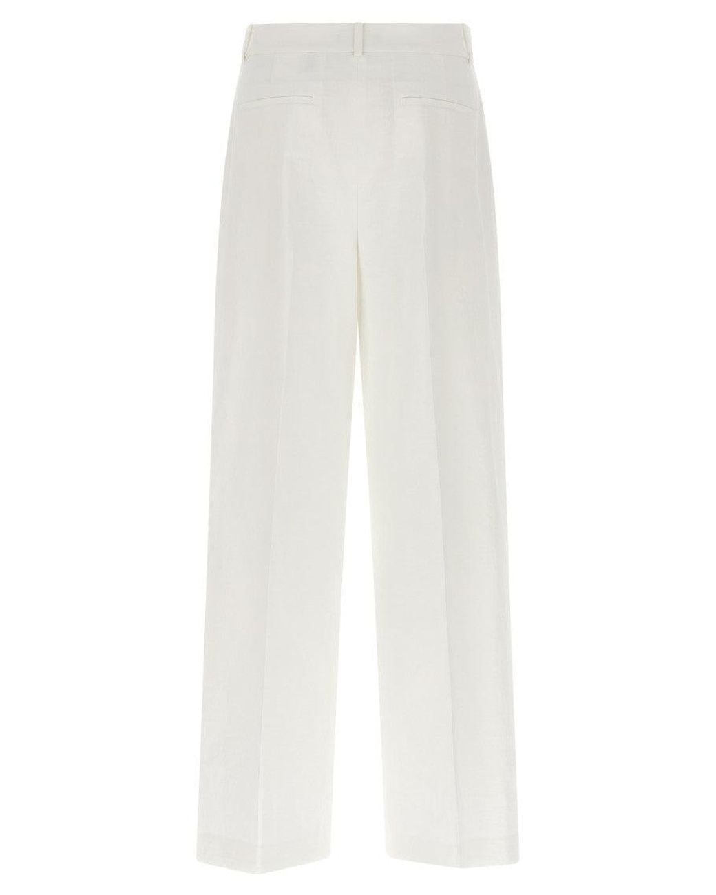 Theory White 'Hw Casual' Pants