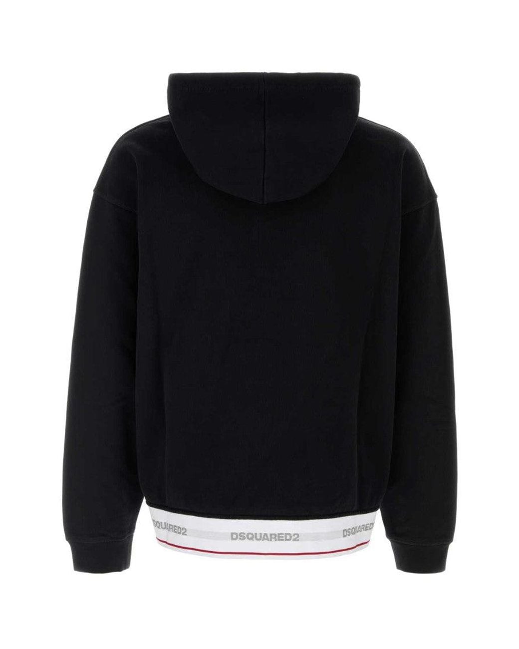 DSquared² Black Relaxed Hoodie for men