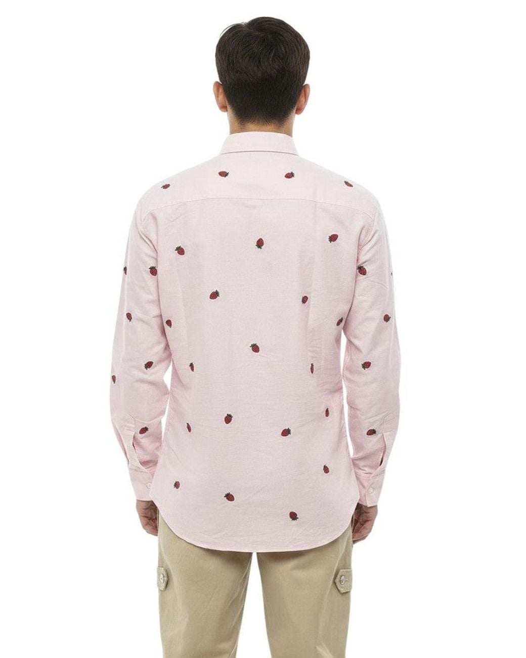 DSquared² Pink Light Regular Shirt for men