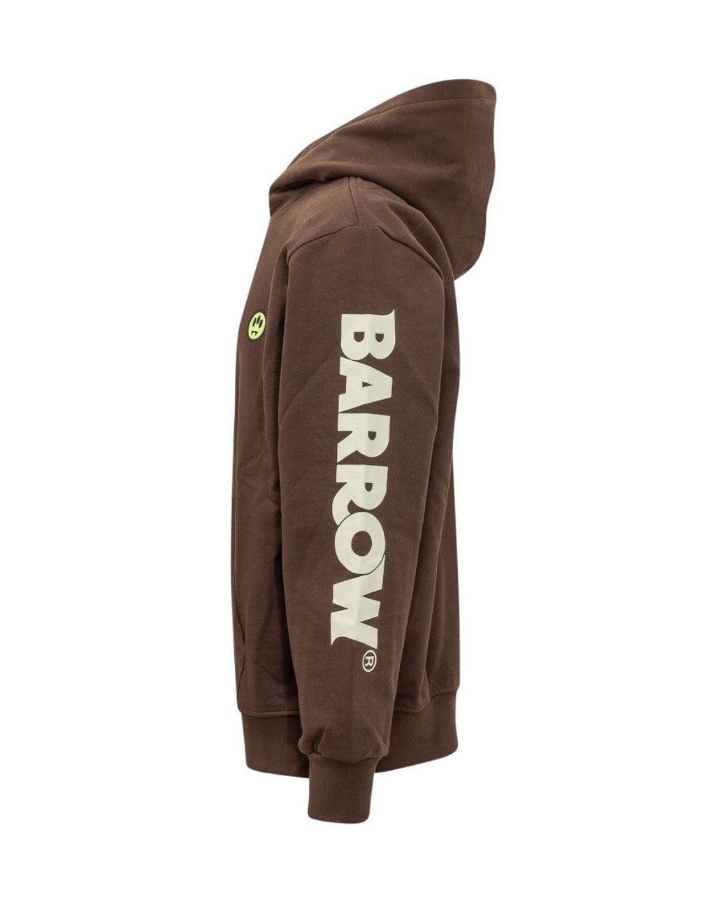 Barrow Brown Logo Regular Hoodie for men